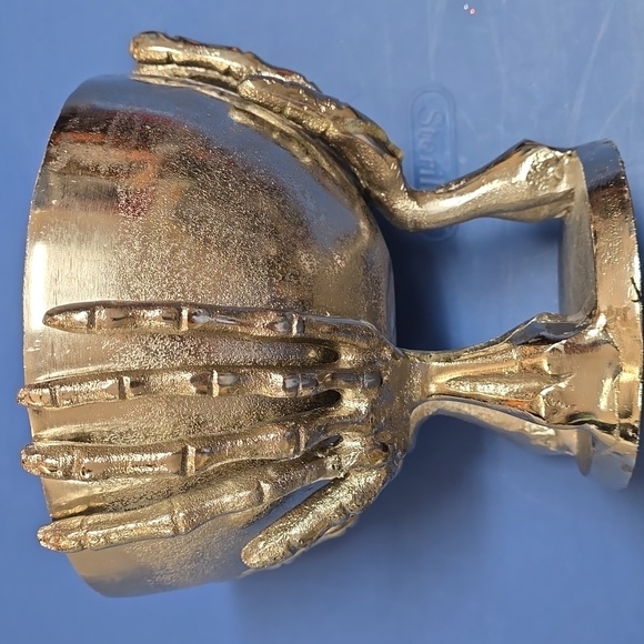 Silver Skeleton Hand Bowl - Picture 2 of 4